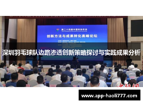 深圳羽毛球队边路渗透创新策略探讨与实践成果分析